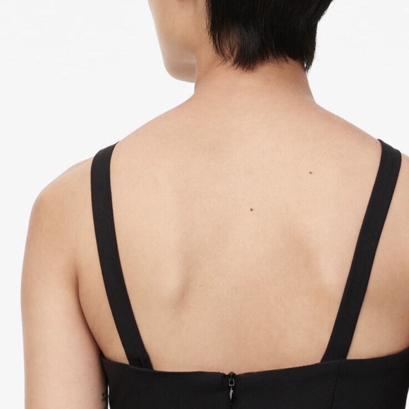 NWT - ZARA LIMITED EDITION DRESS WITH LACE-UP DETAIL - BLACK - M - Picture 6 of 7